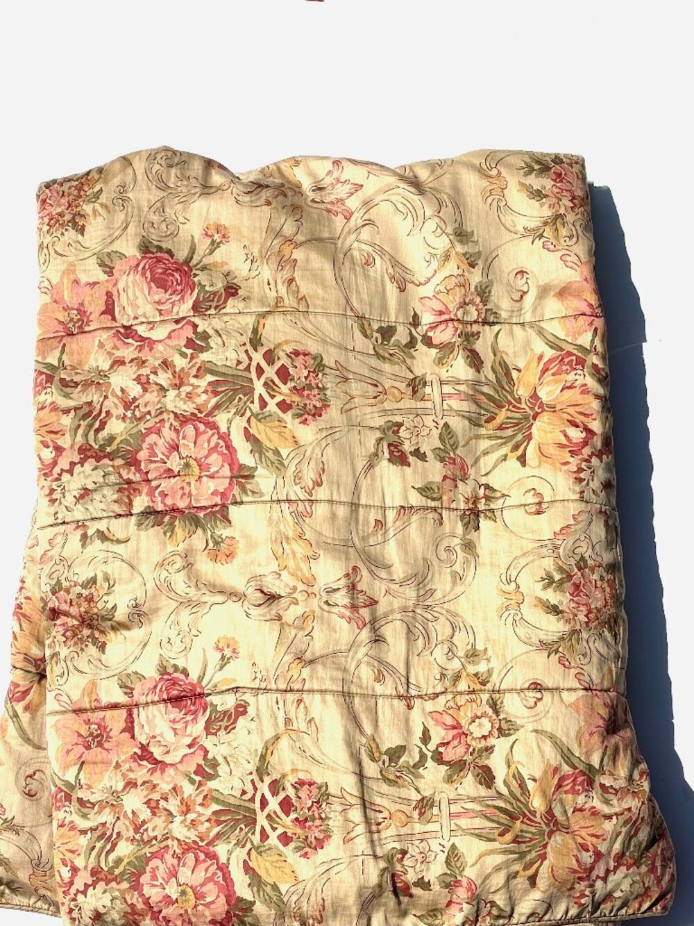 Rare VTG Ralph Lauren Guinevere Cotton Sateen Comforter, Twin, 90s
